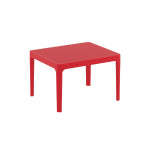 야외용 플라스틱 소파테이블 500x600 낮은 탁자 컬러 옐로우 레드 베이지 그레이 : 공간의감각