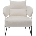 독일 카레 암체어 안락의자 1854884 Kare Peppo Designer Armchair White Comfortable Upholstered Chair with Back Cu : 메종드유럽