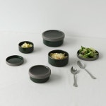 에라토 포슬착착 1인 8p 국산 도자기 찬통 뚜껑 그릇 선물세트 : ERATO 공식스토어