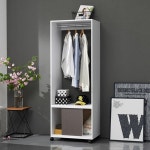 국산 오픈형 많은수납 행거 600 3컬러 옷장 이동식바퀴 : Hi-shop