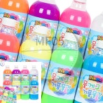 위성천상회 목욕물감 거품물감 리필 1000ml 8색 세트 : 위성천상회