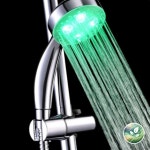 스마트 LED 온도 감지 절수 계 컬러 조명 샤워기 수압상승 헤드 : 청초들마켓