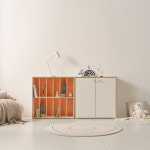 낮은 책꽂이 수납장 세트 1600X800 어린이 책장 교구장 E0등급 옐로우 그린 오렌지 : 공간의감각