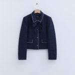 로엠 카라 트위드 자켓 RMJKE49S52 : roem