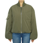 [국내배송/20%중복쿠폰] 가니 여성 패딩 봄버 자켓 F9282 861 : BECODE