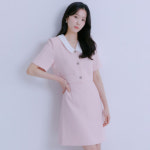 로엠 카라 트위드 2in1 원피스 RMOWE37S12 : roem