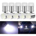 DuaBhoi 10PCS 1156 Led 역방향 조명 BA15S 1141 1003 7506 P21W 3497 RV 자동차 캠핑카 트레일러 브레이크 정지 주차 백업 테일 하이 마... 