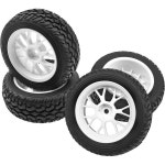 RC카 부품 몬스터 알씨카 DIY OD 75mm 2.95 고무 타이어 플라스틱 휠 림 12mm 육각 Traxxas HSP Tamiya HPI Kyosho 1 10  10-Spoke... 