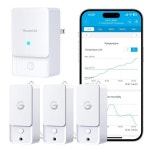 GoveeLife WiFi 게이트웨이 온도계 H5107 실외 실내 무선 온도 습도 센서 모니터 원격 APP 알림 경고 1312ft/400m 모니터링 범위... 
