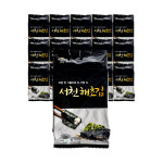 바삭하고 고소한 두 번 구운 서천해초김 식탁김 조미김 12g, 15개 : 서천해초김 브랜드몰