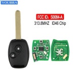 N5FS0084A 2 키 어코드 시빅용 ID46 칩 자동차 알람 제어 2008 2009 : YJ LOGISTICS