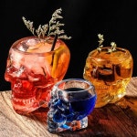 크리 에이 티브 I 유리 해골 컵 위스키 강한 해시 와인 Baijiu 잔 : 드리머1314