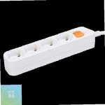 JS산전 멀티코드 메인 스위치(자동소화) 4구 (3호) 3M 16A KS : 아빠순대