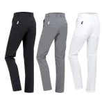 메온셀 여름 일자 스판 남자 골프 바지 남성 연습장 연습복 골프복 흰색 블랙 : 황금마차 컴퍼니