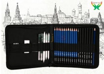 28 개/대 스케치 세트 드로잉 도구 초급 아트 연필 흑연 : 쎄봉3