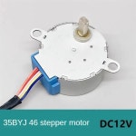 에어컨 선풍기 좌우 스윙 헤드 모터, 35BYJ4 6 스텝퍼 감속 DC 12V 4 상 5 선, 신제품 : 블리스베리s