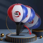 박스 볼 게임 흡입 컵 펀칭 볼 데스크탑 복싱 재미있는 복싱 가방 데스크 펀치 : 원라인 글로벌