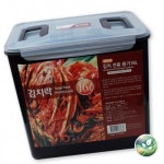 락 김치 16L 장갑 용기 냉장고용 김장 쌀통 고무 용품 R 장아찌용 백 통 : 푸른베리샵