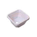 일회용소스용기 JH 사각 소스컵 100세트-소분 일회용 포장 배달용기 : 엠케이테크