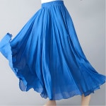 여자 현대무용치마 A라인 와이드스커트 40대여성 : 라보리엘