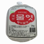 봉지물엿 3k x 6 대정물엿 맥아물엿 국내가공 흰색물엿 : 진화푸드
