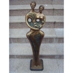 엄빵 설선우 대형 가족 브론즈 중고 무거움 경남양산 : 세호다팜