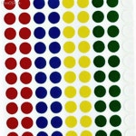 울샤 캐리어 스티커 동그라미 꾸미기 다꾸 스티커 8mm 7매입 : 울트라샤킹