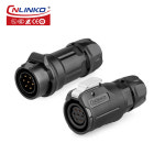 CNLINKO M16 커넥터 IP68 항공 암 수 소켓 도킹 케이블 2 핀 3 4 5 7 8/9 : 대국상사