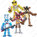 프레디의 피자가게 fnaf 나이트메어 보니 폭시 치카 봉제 애착 인형 피규어 키링 굿즈 인기 클래식 영화 FNAF Five Nightmare 골든 베어 액션... 