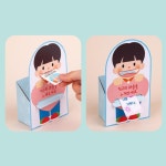 4인용 친구마음 공감 감정표현 카드 만들기 놀이학습 사회성 유치원 미술교재 DIY : 쇼핑 버스