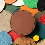 천연가죽 가죽공예 DIY 컵받침 컵코스터 만들기 : 뉴피할 가죽공예