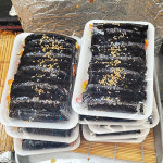 [제천시 배달] 귀엽게 차곡차곡 쌓여있는 꼬마김밥 1팩 [제천동문 내토빨간오뎅] : 동네시장 장보기