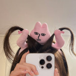 아인스토어 토끼 황제 머리띠 쓸데없는 선물 마니또 인형 헤어밴드 캐릭터 머리카락 집게핀 : 아인 스토어