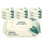 크리넥스 에코그린 물티슈 70매x10팩 : 현쓰마켓