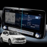 더뉴싼타페 내비게이션 보호필름 액정보호 네비필름 : 하다패밀리