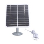휴대용 태양 전지 패널 USB 충전기 야외 300cm 케이블 IPX6 방수 가정용 DIY 휴대용 태양 전지 패널 액세서리 5V 20W : 채아스토리