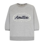 [라인어디션]아미띠에 하프 맨투맨 NWTSOI0100 : 라인어디션 LINE