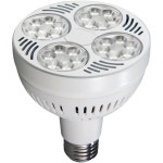 LED PAR30 스포트라이트 35W 2900 루멘 10000K 45° 업소용 주얼리 조명용 쿨화이트 : 오시어너스코