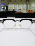 가네코옵티컬 금자안경 남녀공용 하금테 티타늄 안경테 KV95 BKSI : 신세계 파주 프랫