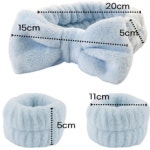 세안밴드 세트 손목 머리띠 세수 세안용 샤워 : 카이로스컨퍼니