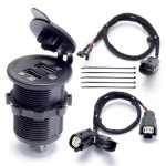 860201261 듀얼 포트가 있는 USB 플러그 스키 두 레니게이드 g4 850 xrs 2017 2022 REV Gen4 전원 콘센트 키트 교체로 탑승 중에 셀을 충... 