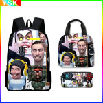 스키비디 토일렛 업 타카맨 드릴맨 초등 학생 책 휴대폰 보조 실내화 가방 필통 굿즈 Skibidi 변기 주변 배낭 학교 어린이 점심 연필 게임 제품... 