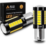 알라 조명 2800lm BA15S 1156 LED 스트로브 역방향 브레이크 전구 슈퍼 브라이트 5730 33 SMD 12V 3497 P21W 1141 750697 자동 : 캐온... 