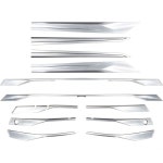 새로운 프론트 센터 메쉬 트림 바 밝은 스트립 교체 토요타 시에나 2021 23년 호환 : 태온 프렌즈샵