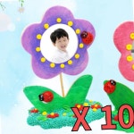 10인용 클레이작품 꽃모양 포토 액자만들기 꽃모양액자 저학년 인지 : 라라미유