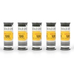코닥 골드 컬러 200 120mm 카메라 필름 5개 팩 : 박스팝