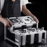 업소용 조미료통 스테인레스 정리 토핑 정리대 세트 : 아이피티 스토어