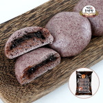 [옛날안흥찐빵] 옛날 안흥 초코블랙빵 500g(10개입) x 2봉 : 롯데아이몰