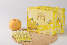 고품질나주배+국산곡물 나주배쫀드기 40개(20개입 2박스) 개별포장 어르신간식 저칼로리 : 나주배쫀드기