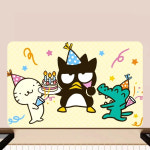 산리오 헬로 키티 50주년 포차코 시나모롤 거실 욕실 주방 책상 장 매트 패드 굿즈 MINISO s-sanrio Badtz-Maru 바닥 미끄럼 방지 침실 입구... 